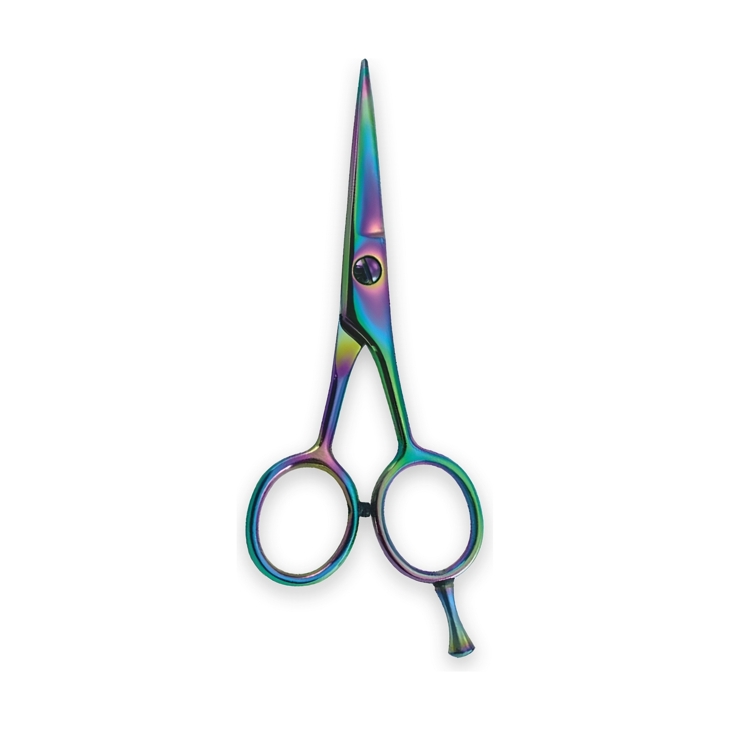 Titanium coated multicolor rainbow scissor